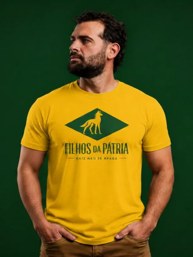 Camiseta Fundadora Filhos da Patria Amarela product image (1)