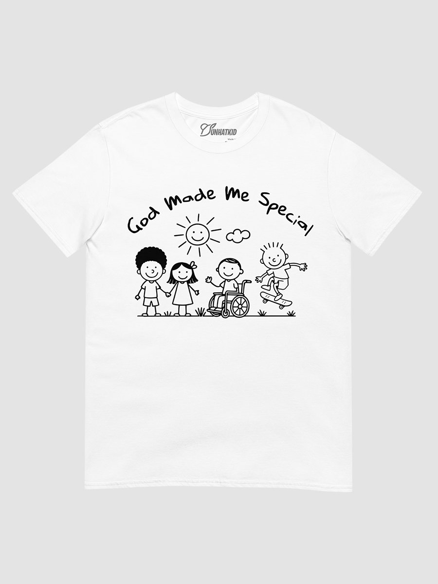 God Made Me Special T-Shirt White product image (1)