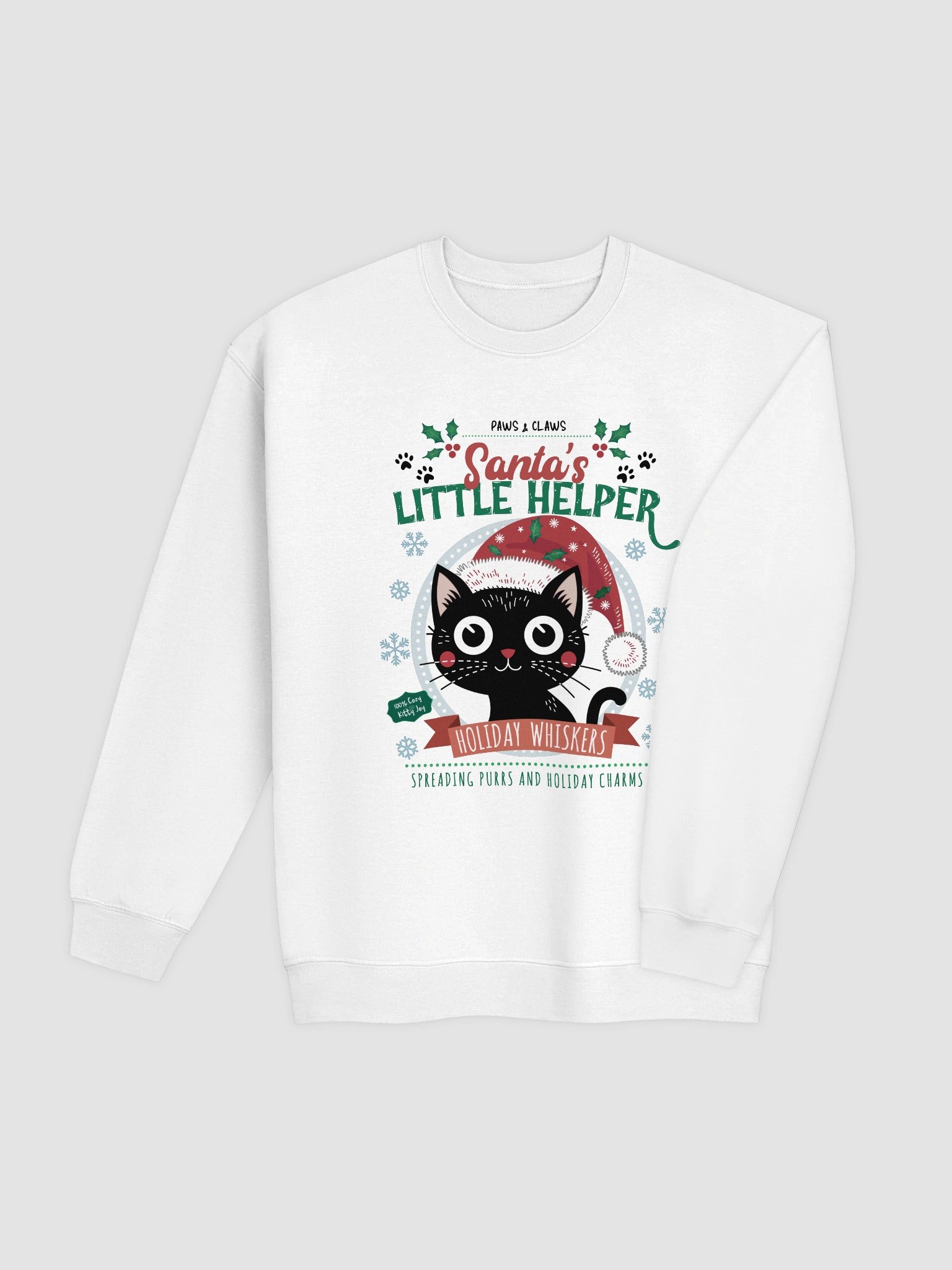 Santa's Little Helper Sweatshirt -light colors product image (8)