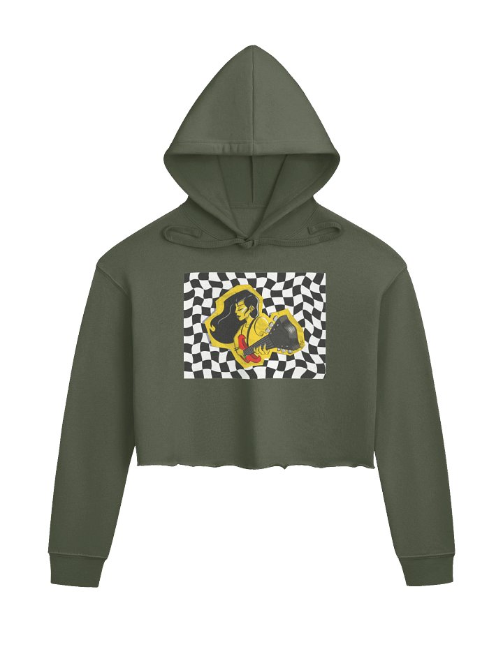 Guitar Girl Cropped Hoodie product image (1)