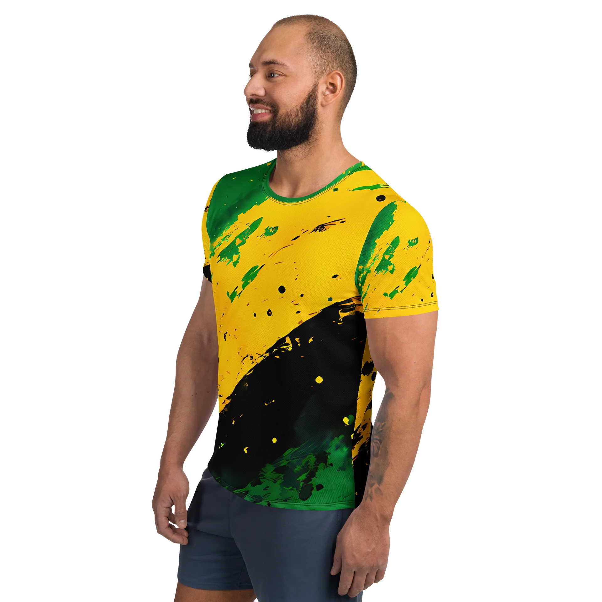 Vintage Jamaica Sport Print - CaribbeanApples | Athletic T-Shirt product image (3)