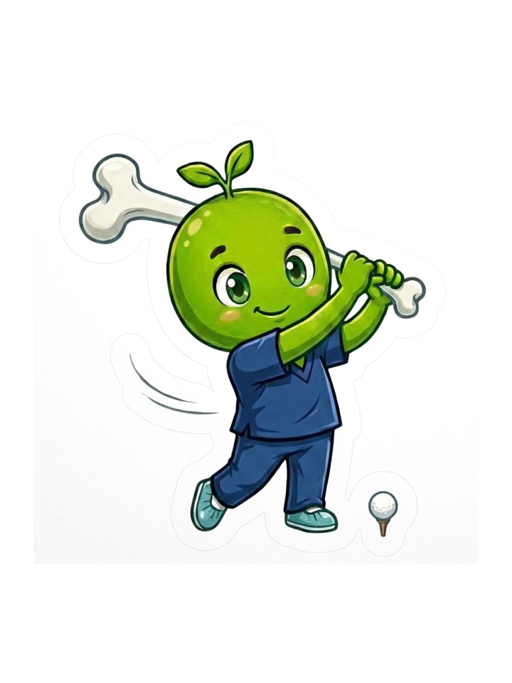 IvySprout Ortho Golfer Sticker product image (1)