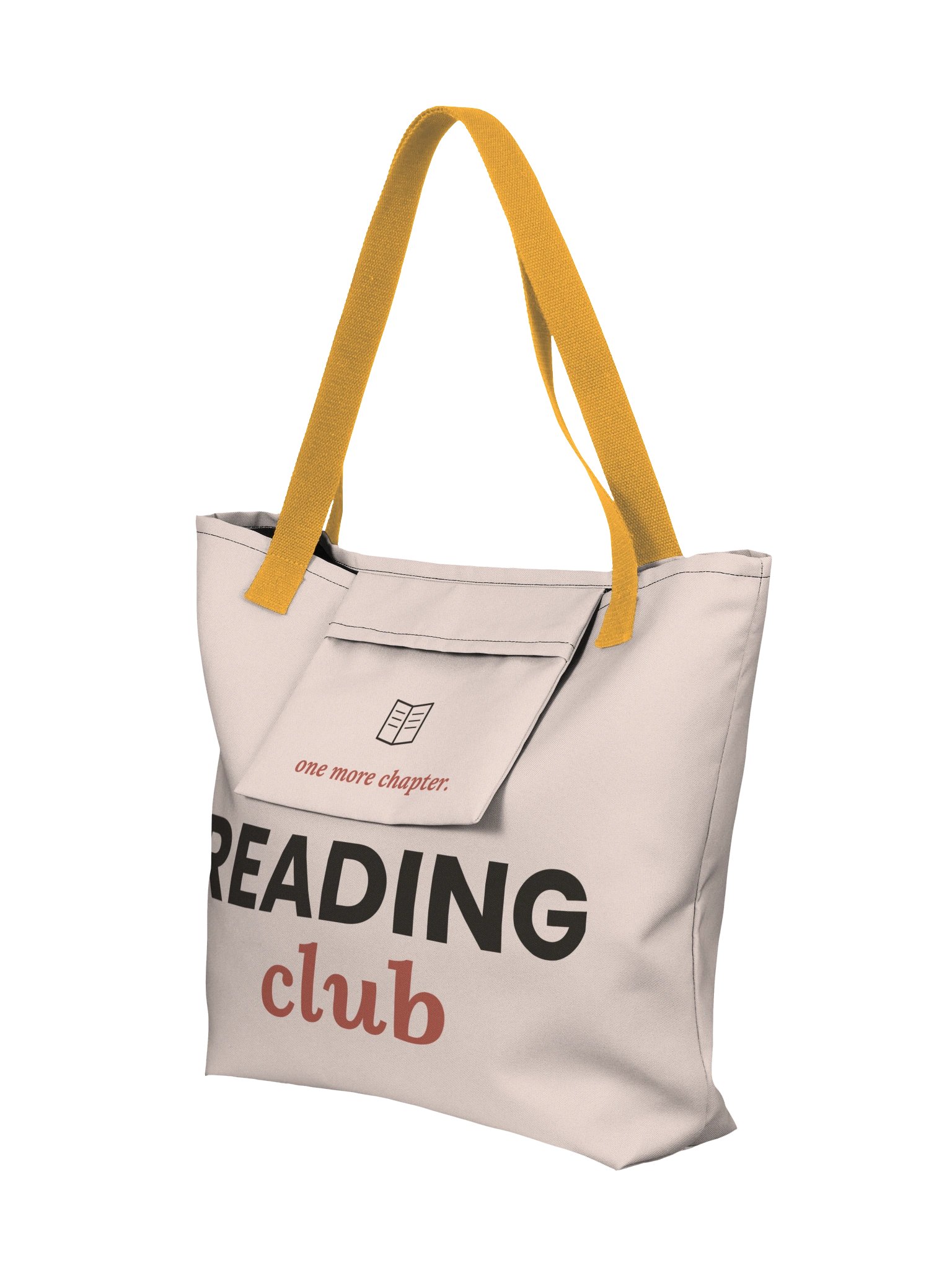 Reading Club Tote Bag - Book Lover Gift | Large Bookish Tote with Pocket product image (15)