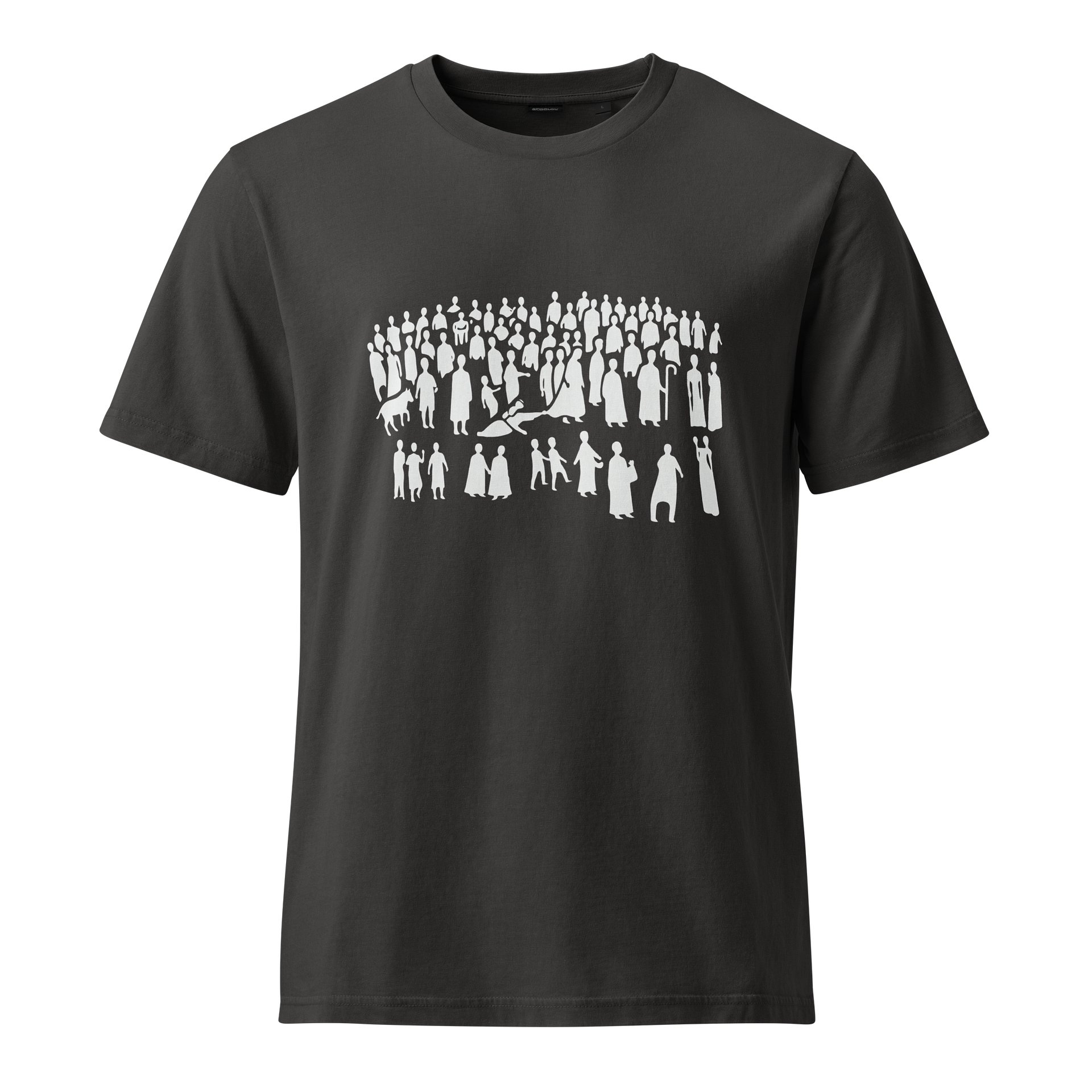Pixelated Crowd Unisex Tee product image (1)