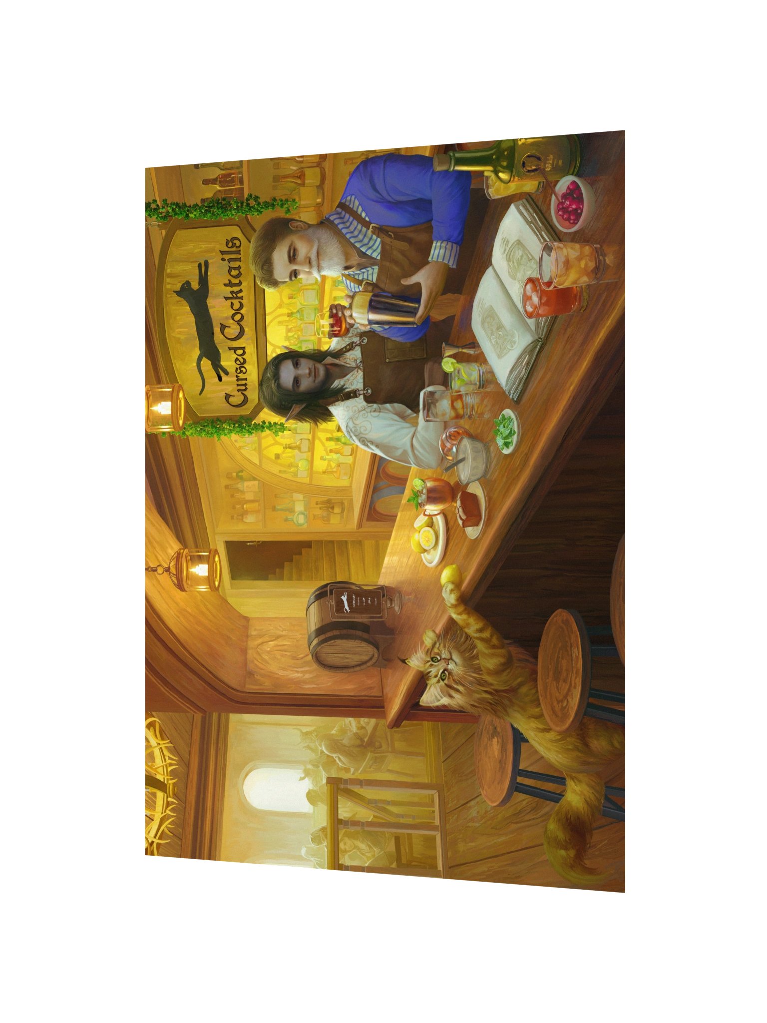Cursed Cocktails Tavern Art Print product image (2)