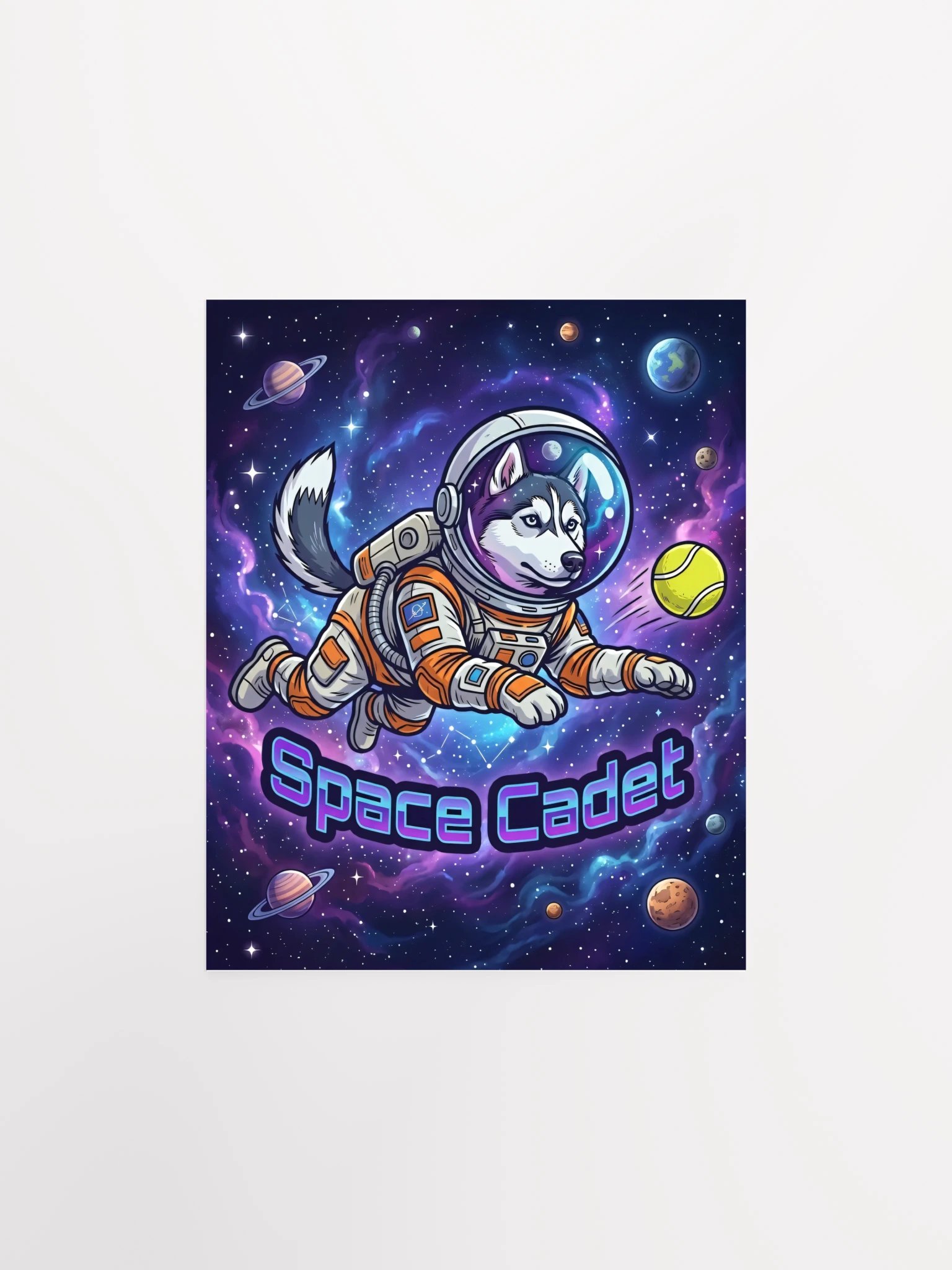 Space Cadet Husky Poster product image (25)
