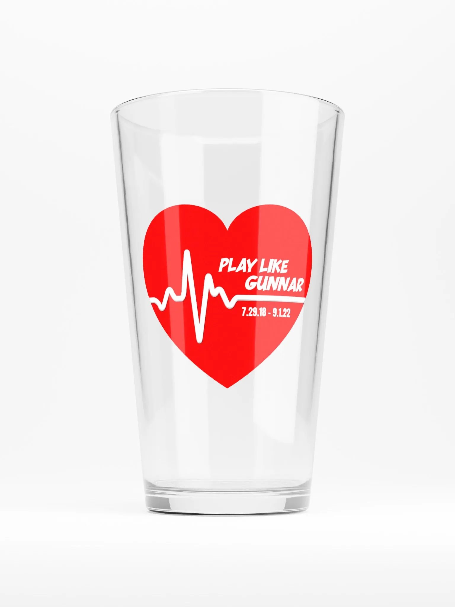 Play Like Gunnar Pint Glass product image (1)