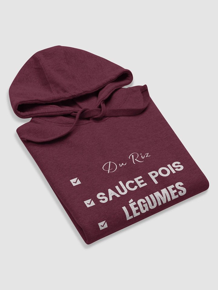 DU RIZ, SAUCE POIS, LEGUMES HOODIE product image (1)