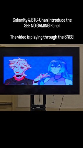 We finally got to have BTG-Chan and Calamity be part of our SEE NO GAMING Panel at @gameonexpo. The video was actually conver...