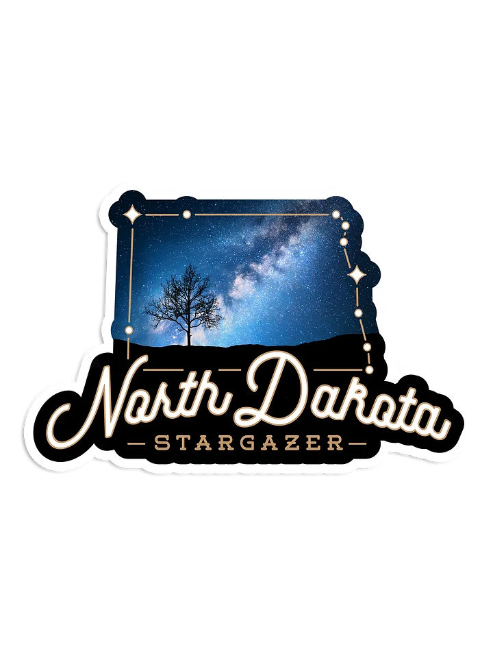 Stargazer ✧ North Dakota Sticker product image (1)