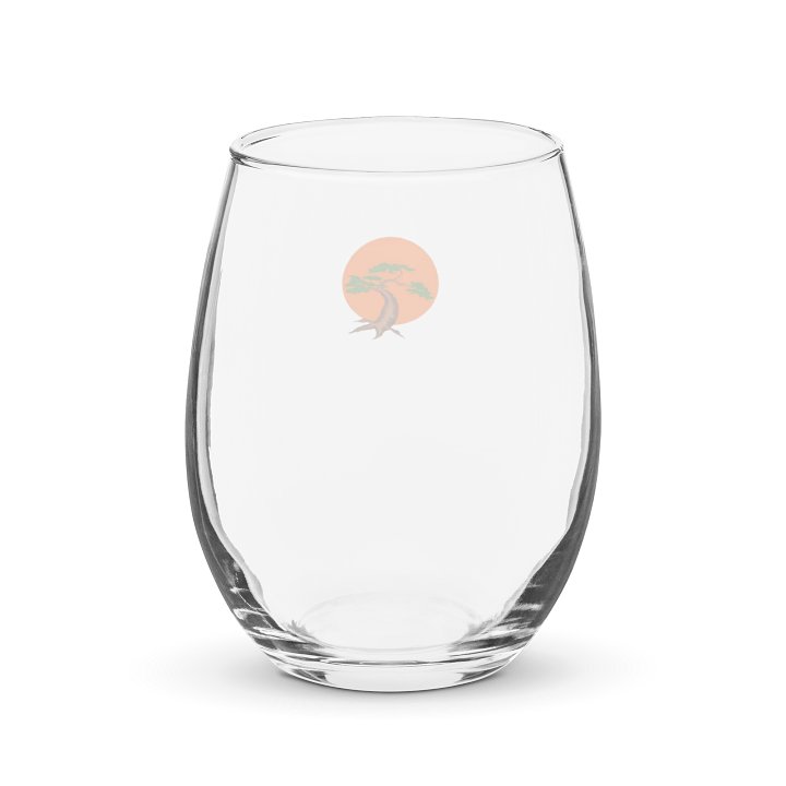 Bonsai Sunset Tree Stemless Wine Glass product image (2)