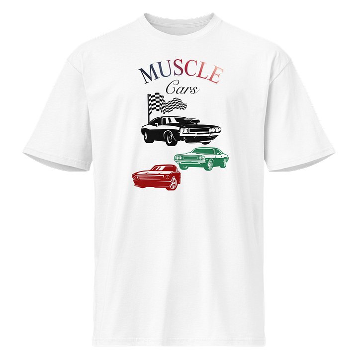 Muscle Car White Tee product image (1)