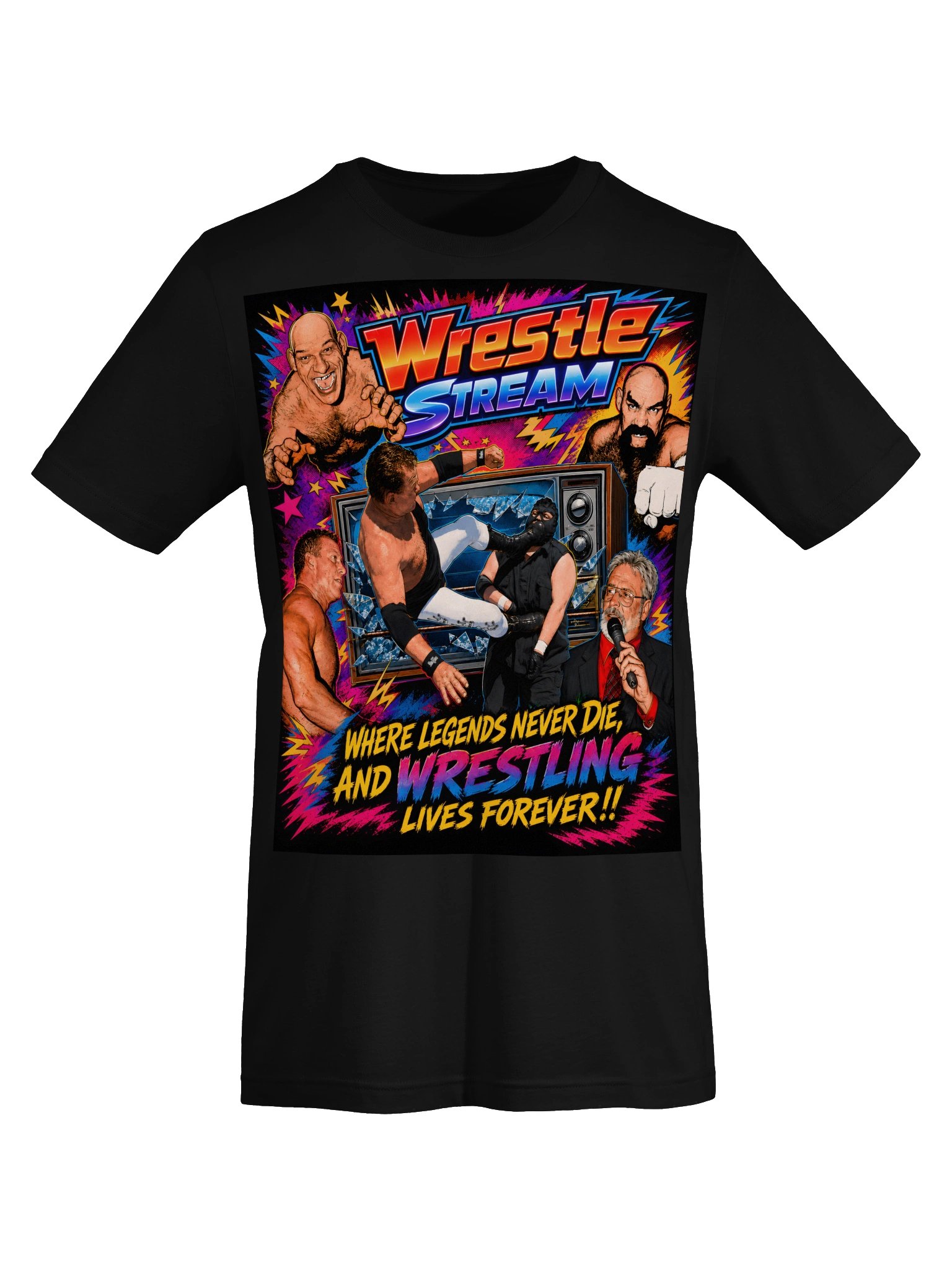 WrestleStream Graphic T product image (5)
