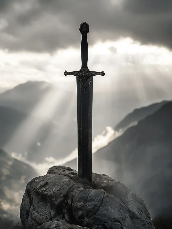 Excalibur's Embrace Framed Poster product image (1)