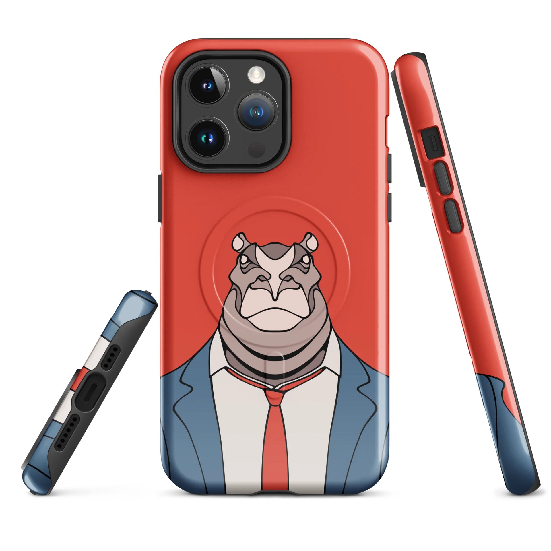 Executive Hippo MagSafe® Tough iPhone Case product image (1)