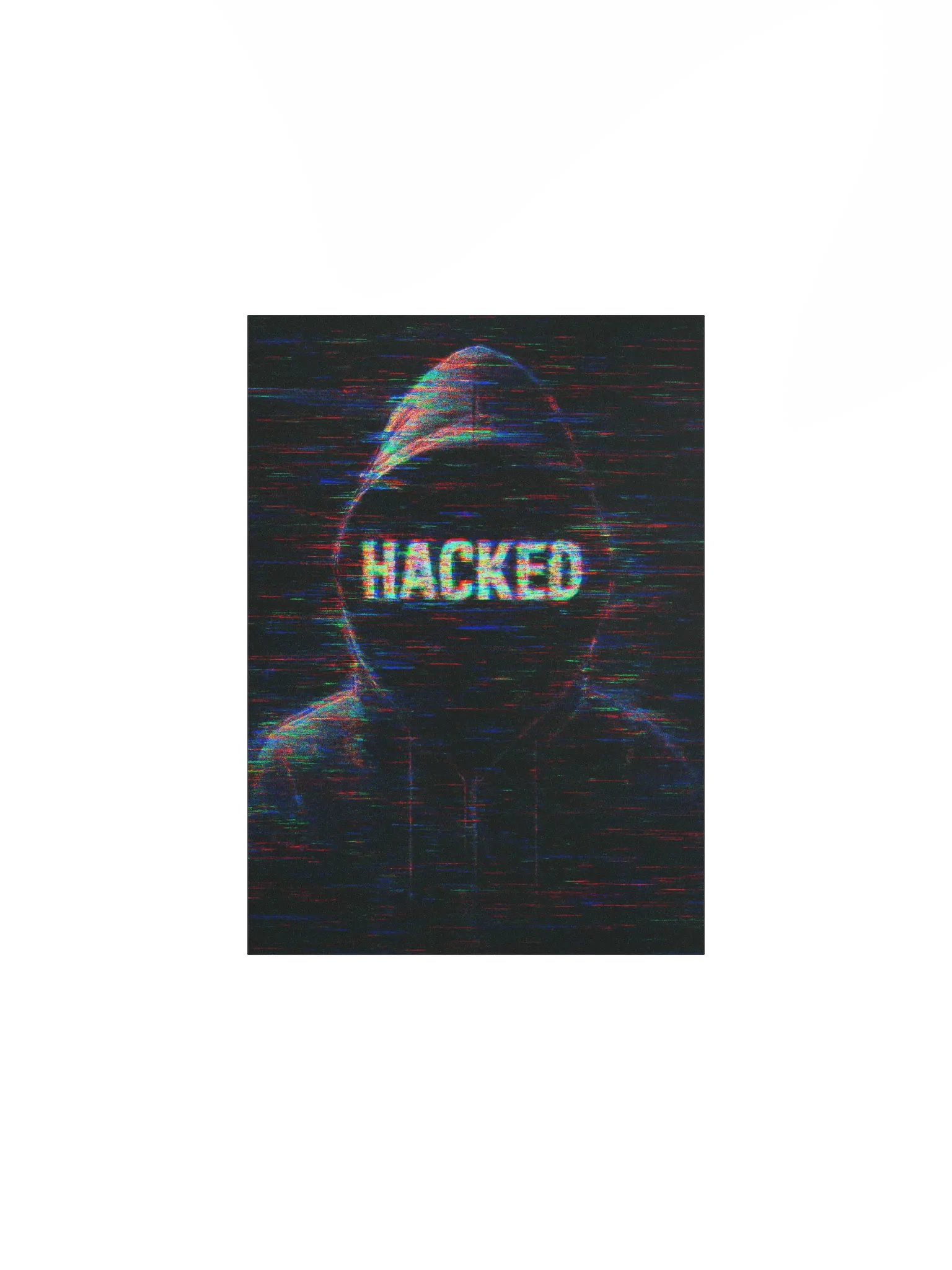 Glitched Hacked Poster product image (1)