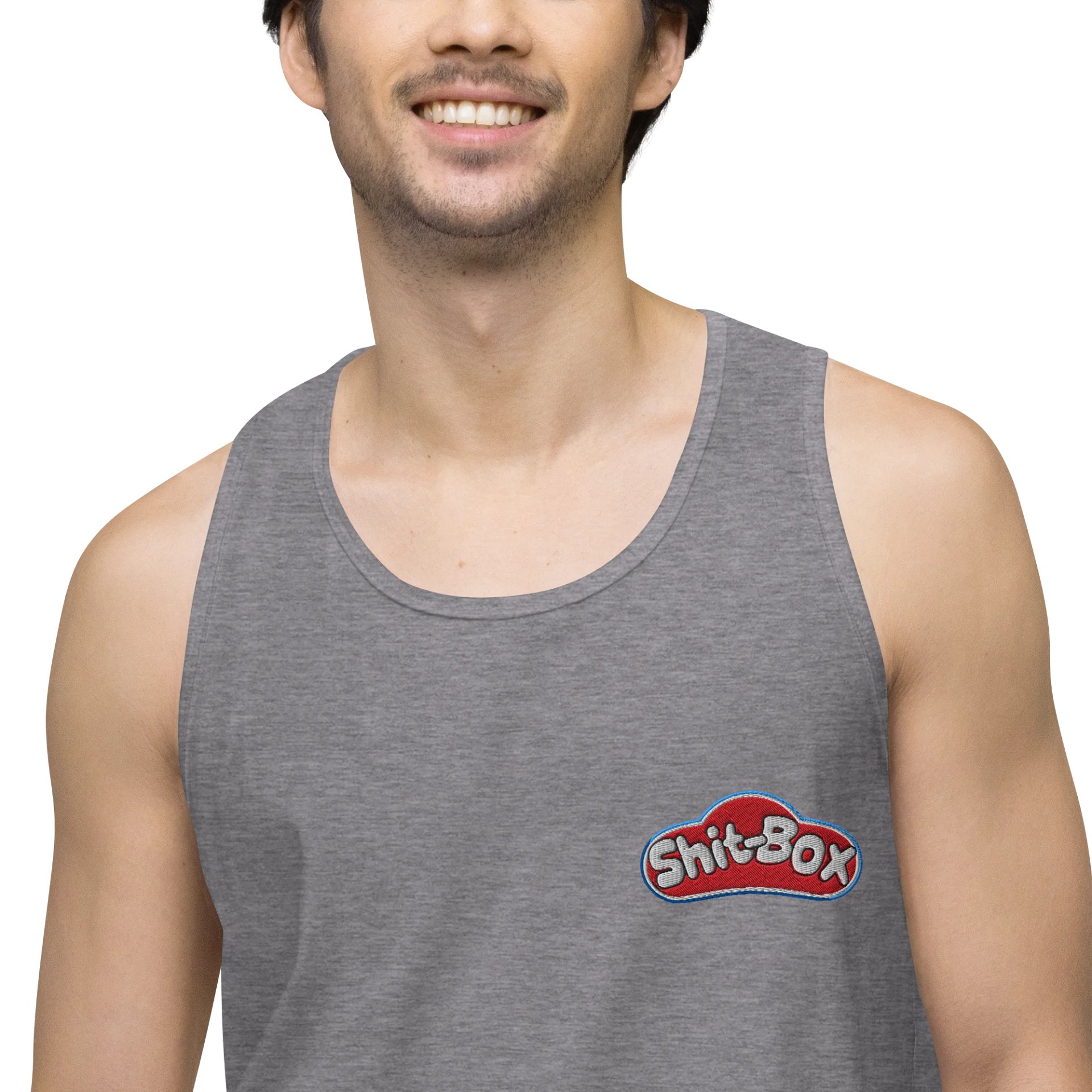 SHIT-BOX UNISEX EMBROIDERED SLEEVELESS TEE product image (86)