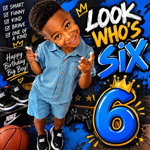 Today is my baby boy birthday look who’s Six! Happy birthday Miles!!!