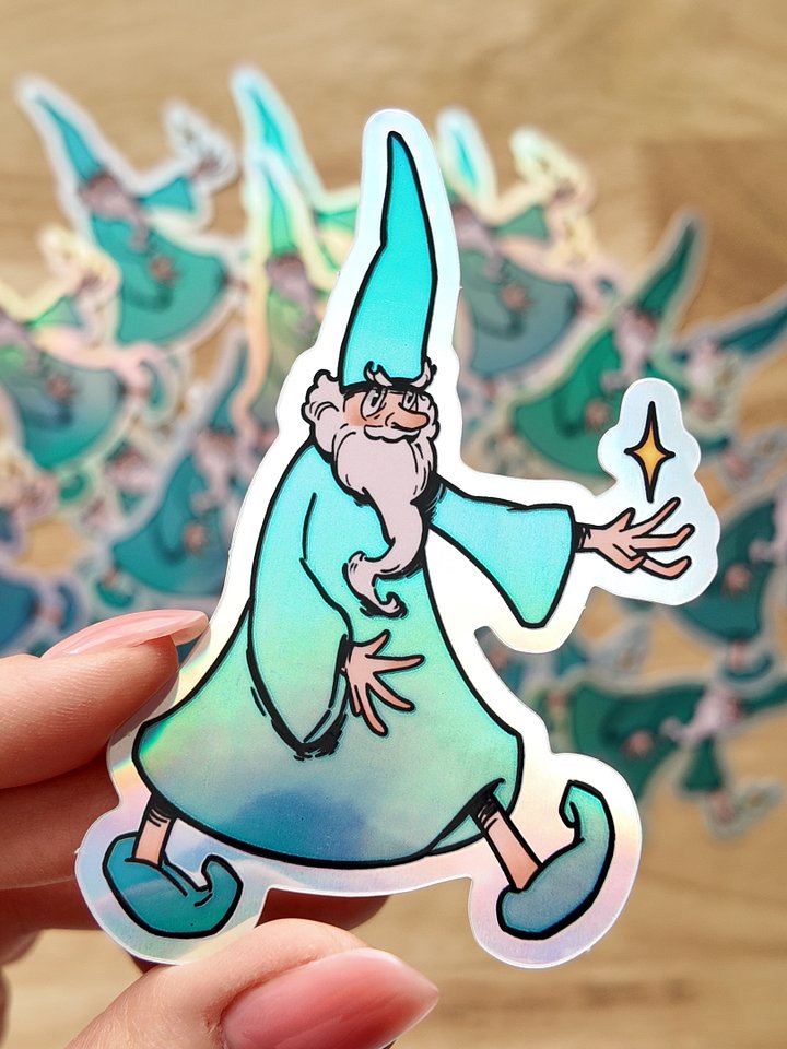 Angry Wizard Sticker product image (1)