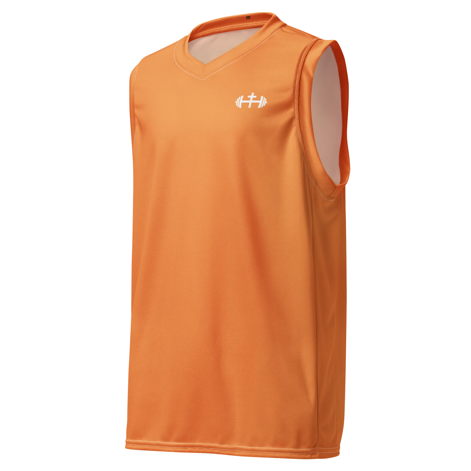 His House Performance V-Neck Muscle Tank - Orange product image (2)