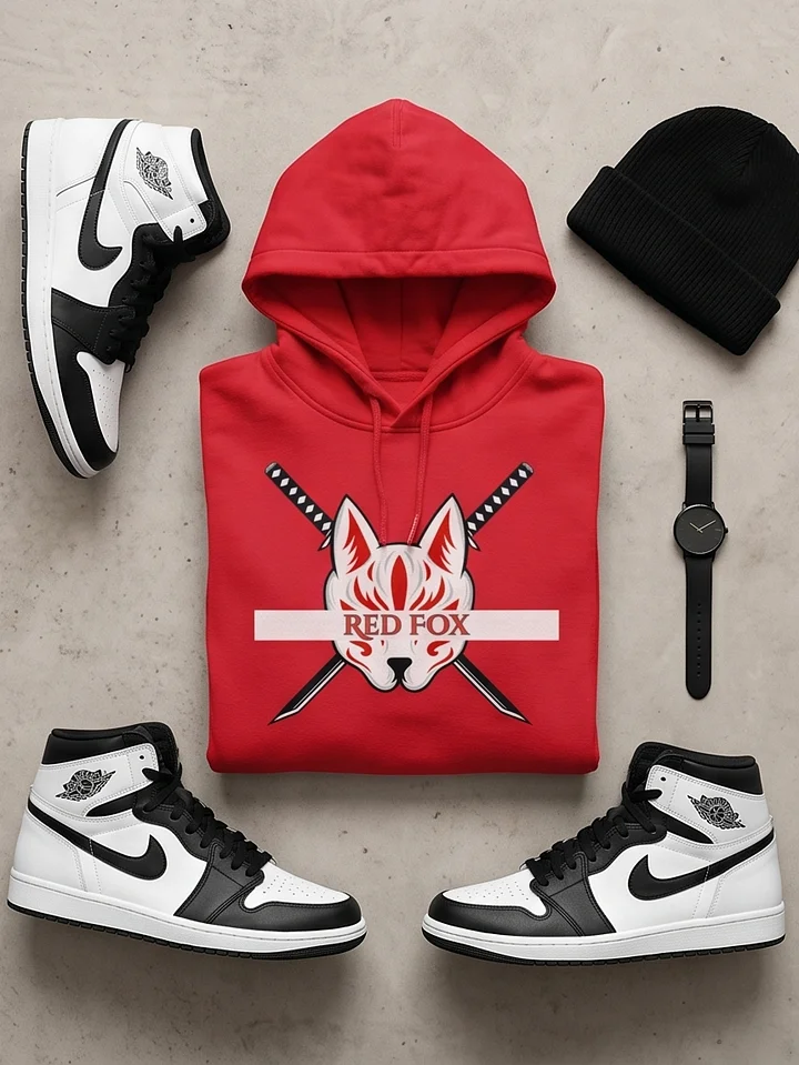 Red Fox Warrior unisex hoodie product image (1)