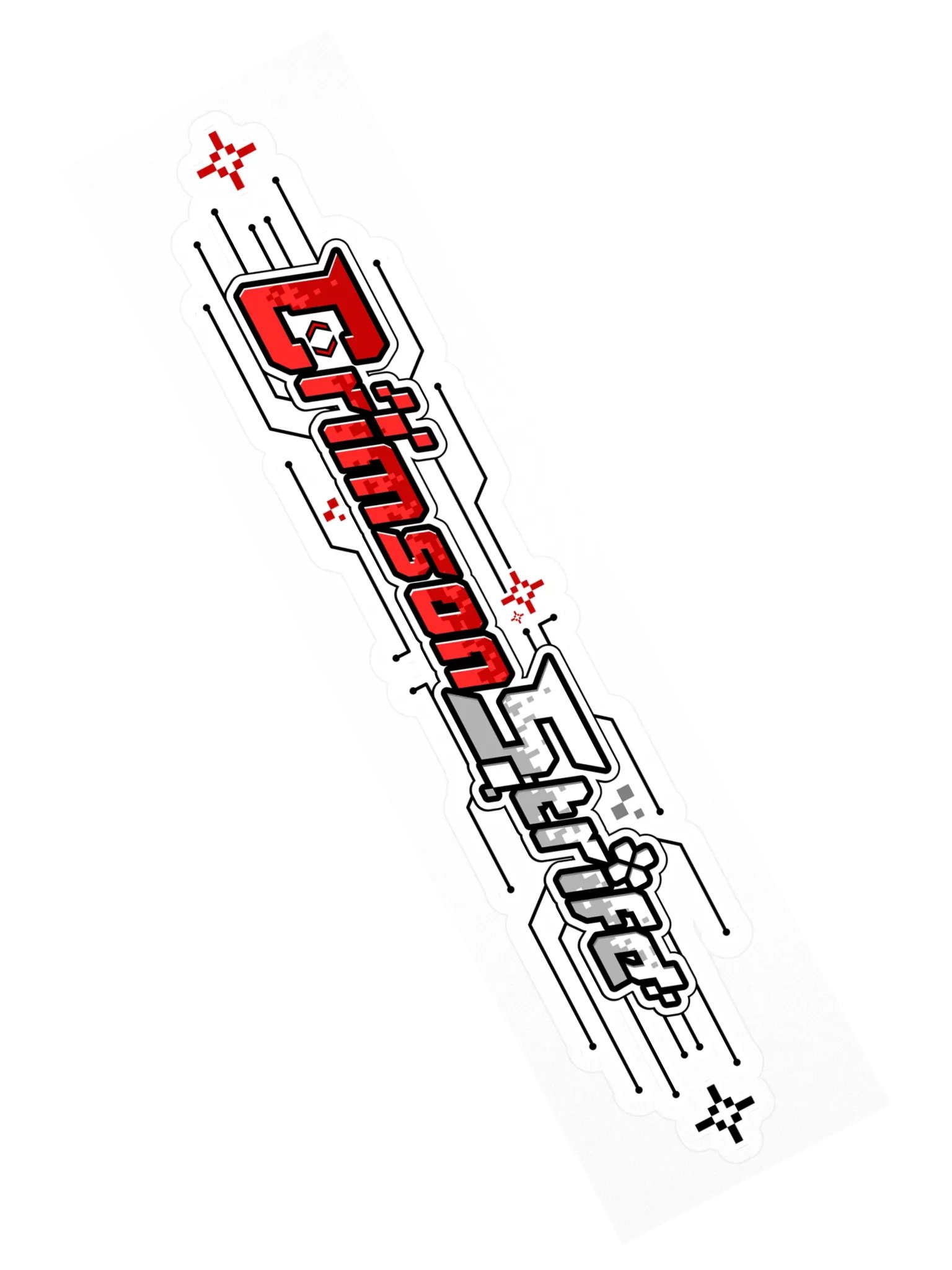 CrimsonStrife Horizontal Logo Sticker product image (2)