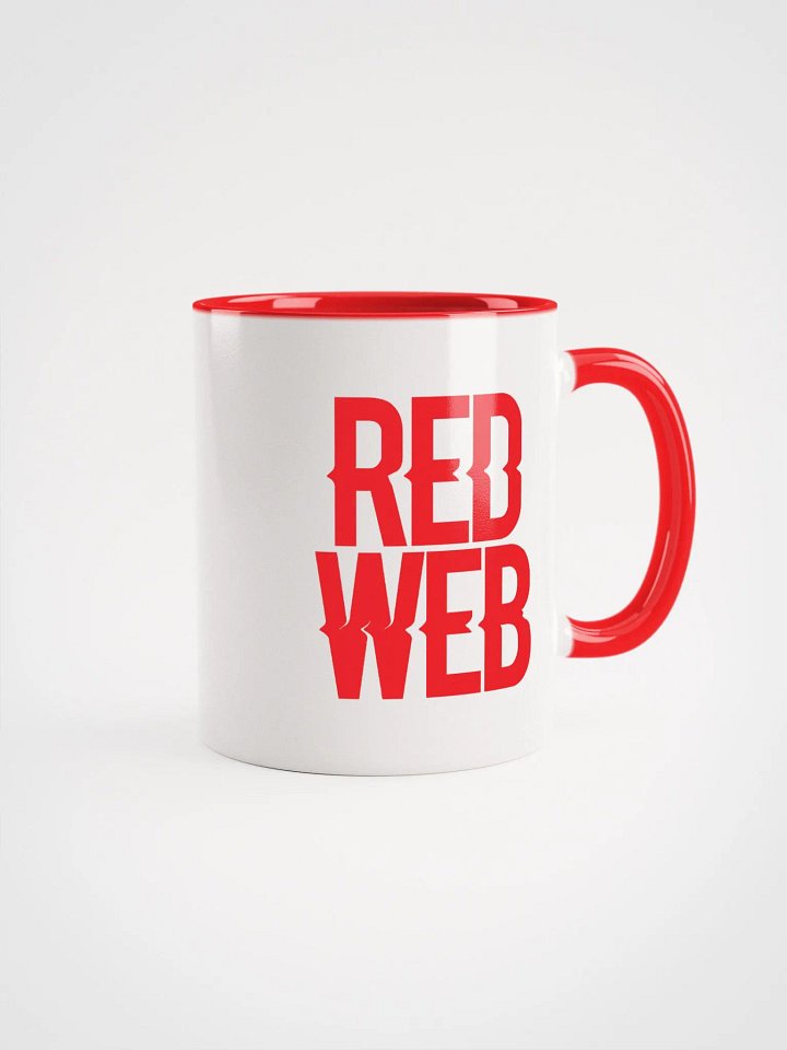 Red Web Mug product image (1)
