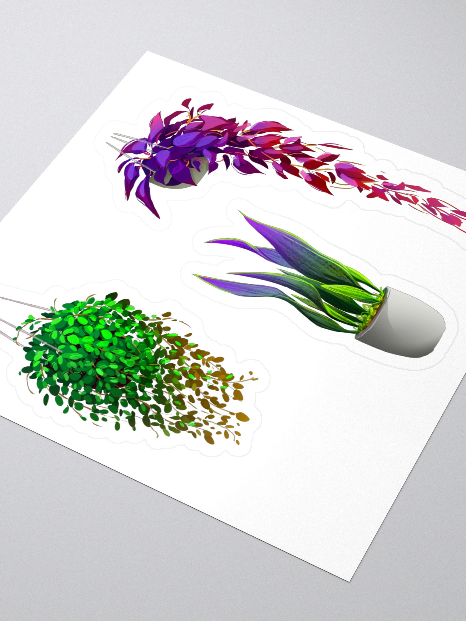 Interior plants stickers product image (2)