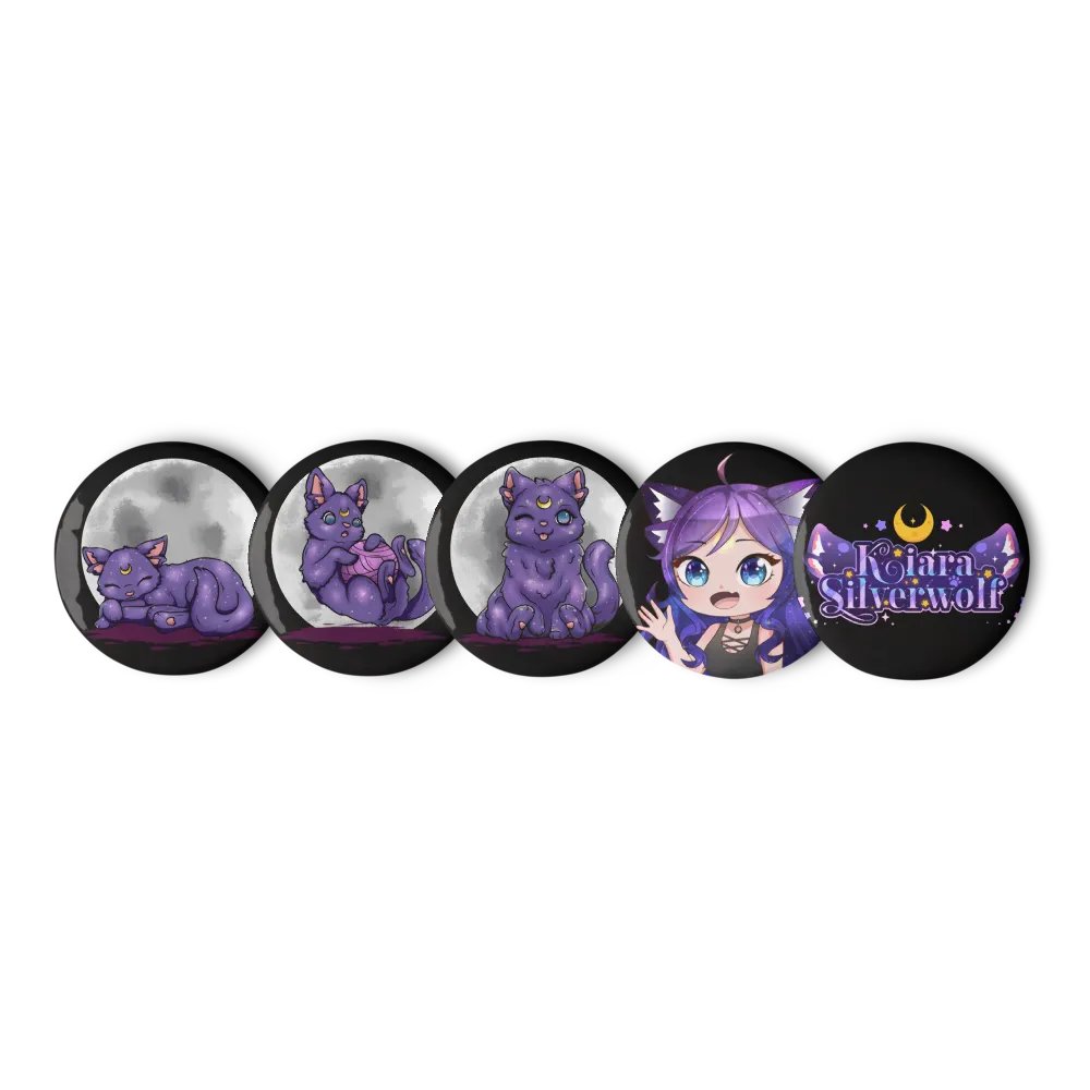 5-Piece Pin Set - Black product image (2)