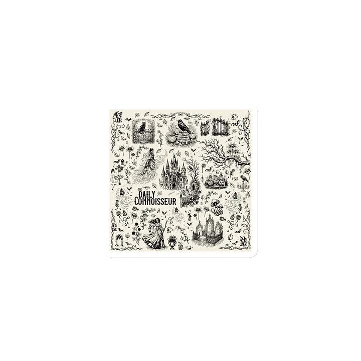 Spooky Toile Magnet - Light product image (1)