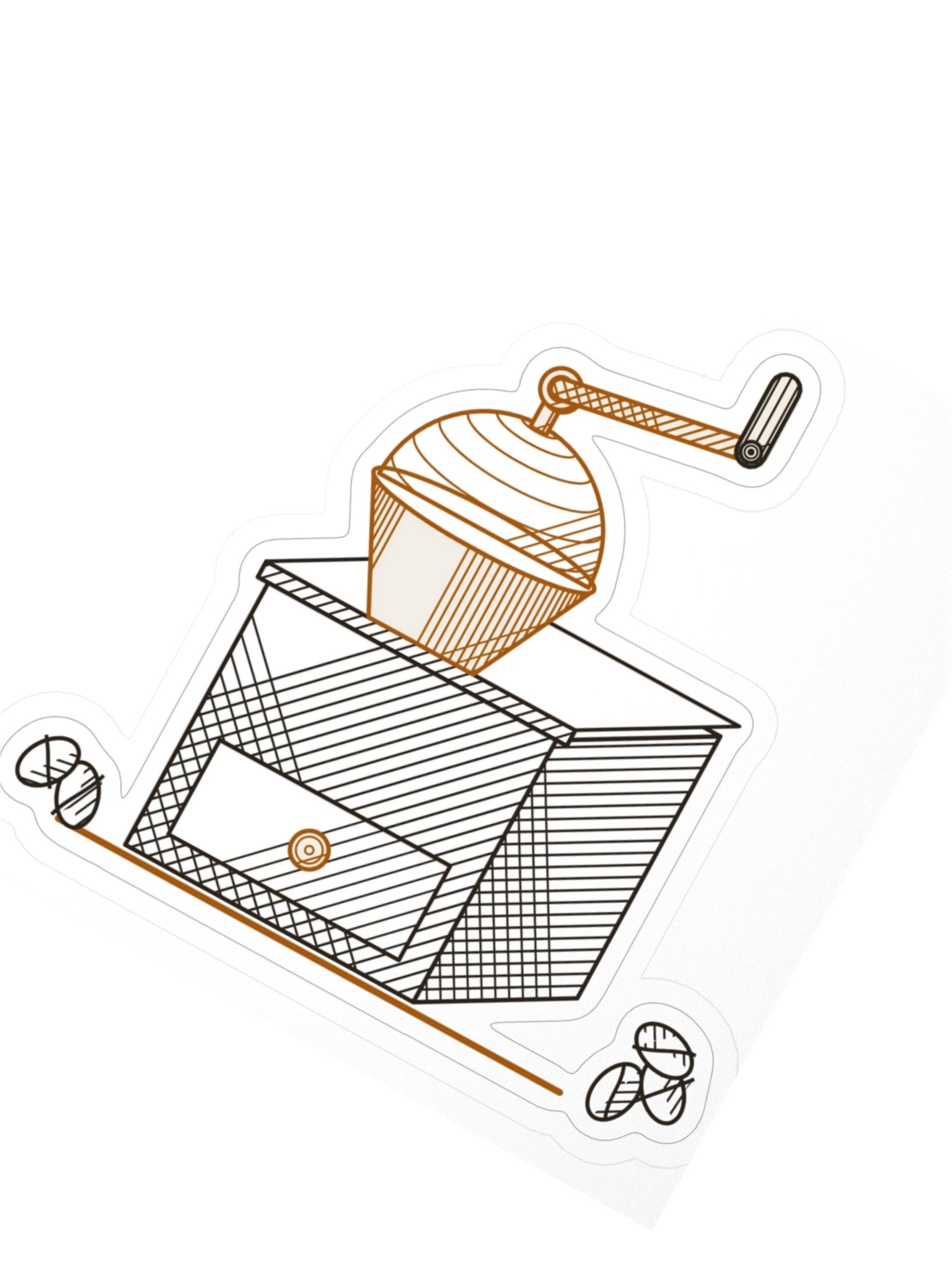 Coffee mill sticker · MOTION product image (2)