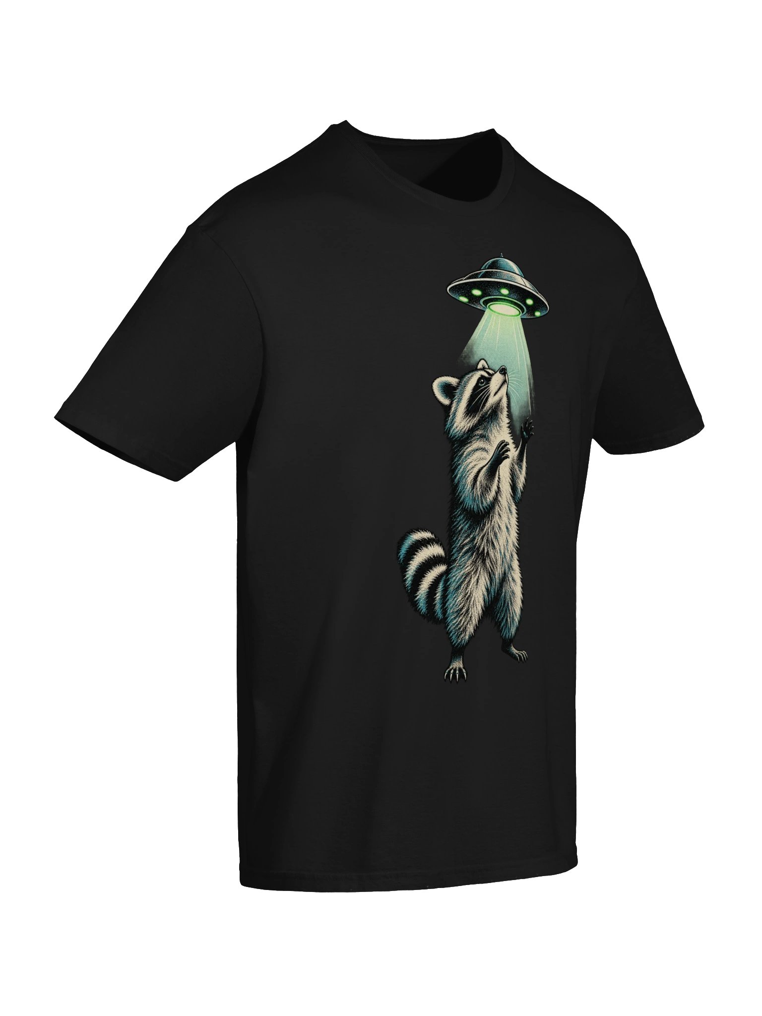 Abduction Raccoon UFO Tee product image (3)
