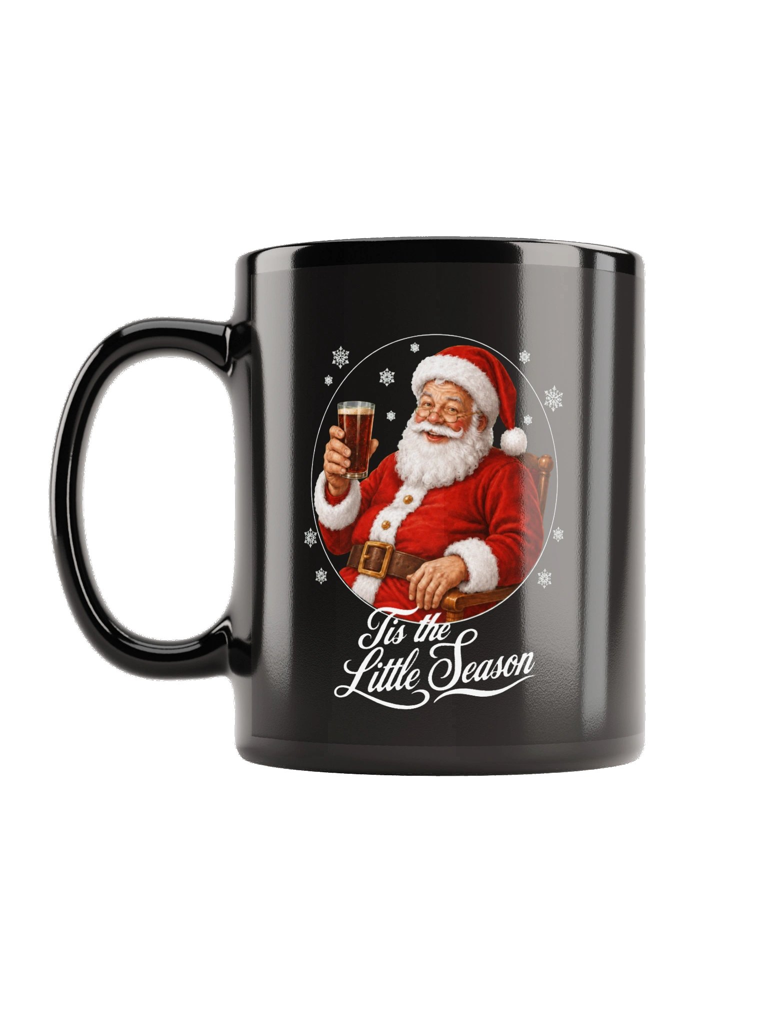 ’Tis the Little Season Mug – Vintage Santa Christmas Design product image (1)