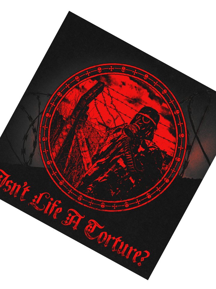 "TORTURE" STICKER RED product image (5)