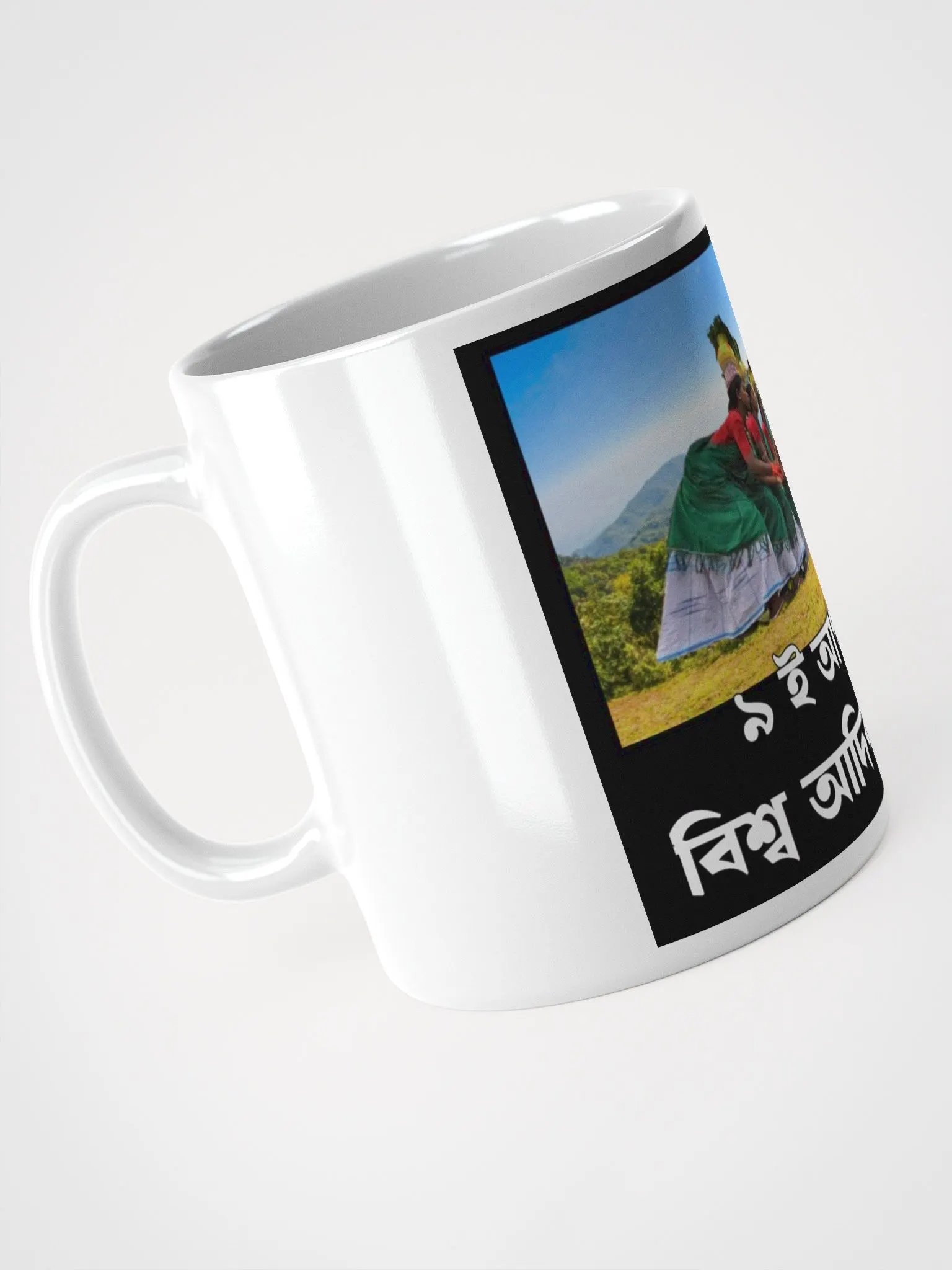 White Glossy mug product image (9)