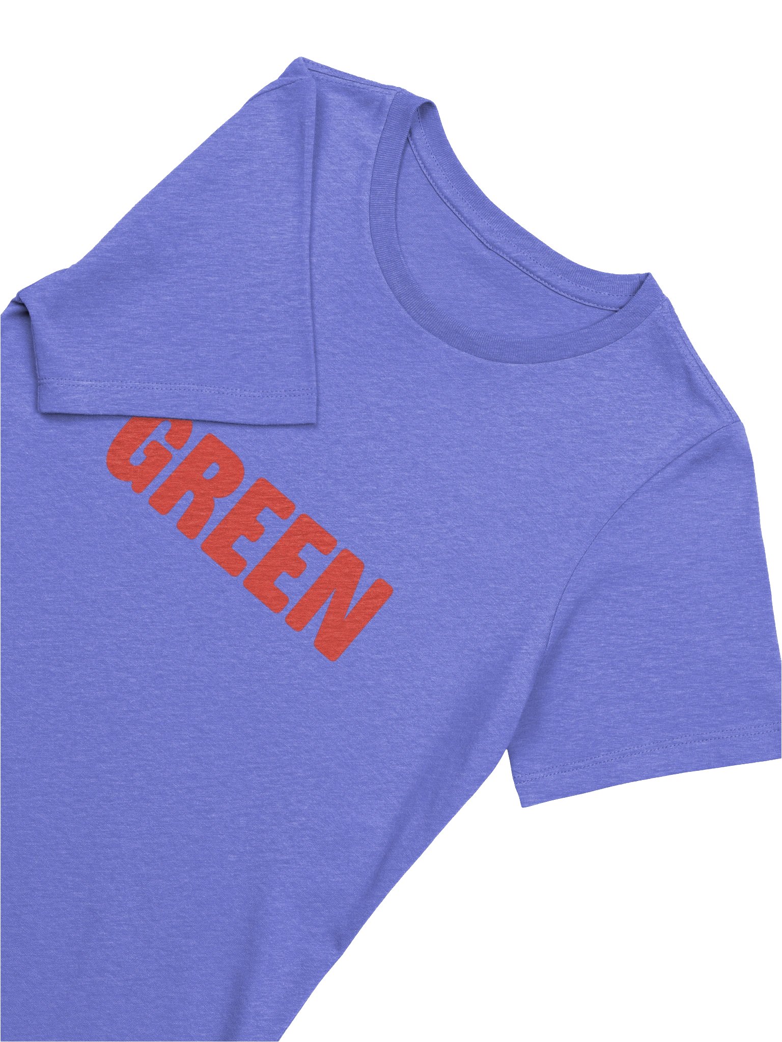 Green on Red Fitted Tee product image (2)