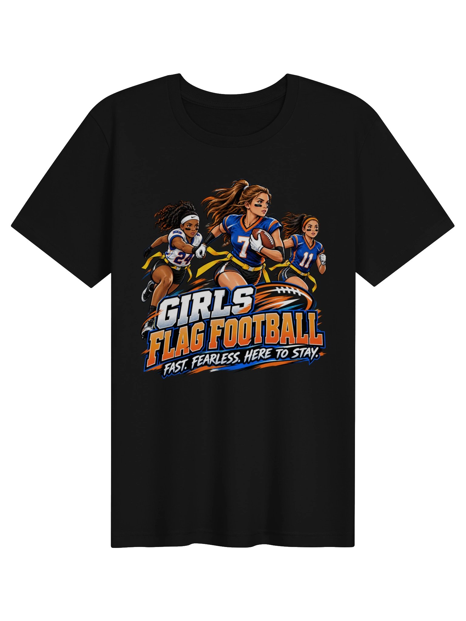 Girls Flag Football — Fast. Fearless. Here to Stay. product image (1)