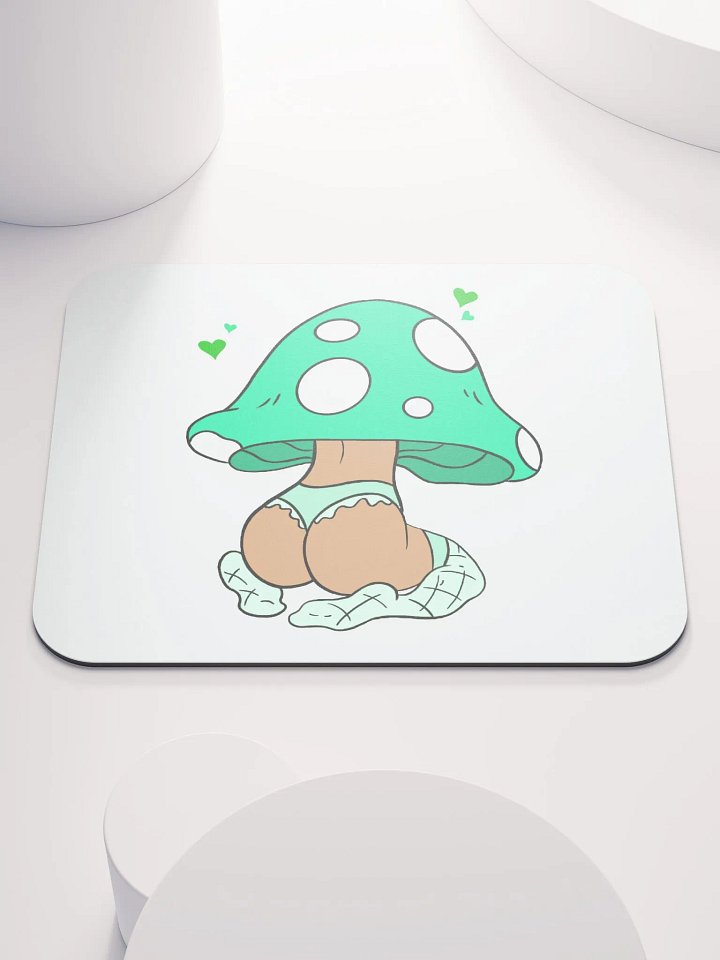 Mushroom Baddie Desk Mat - Teal product image (1)