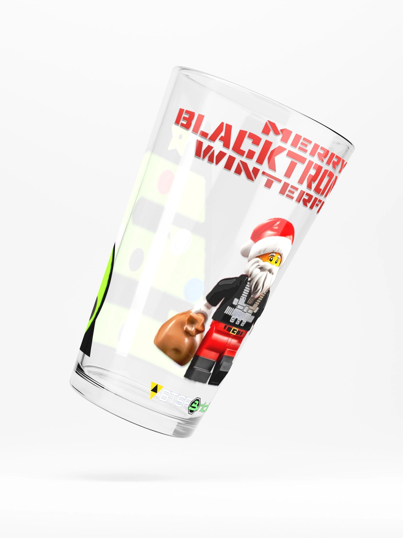 Merry Blacktronized Winterfest! Pint Glass product image (5)