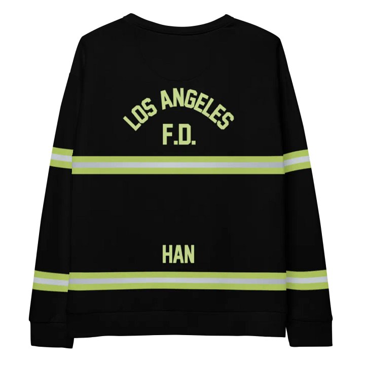 Firefighter Mr. April • All-Over Print Sweater product image (1)