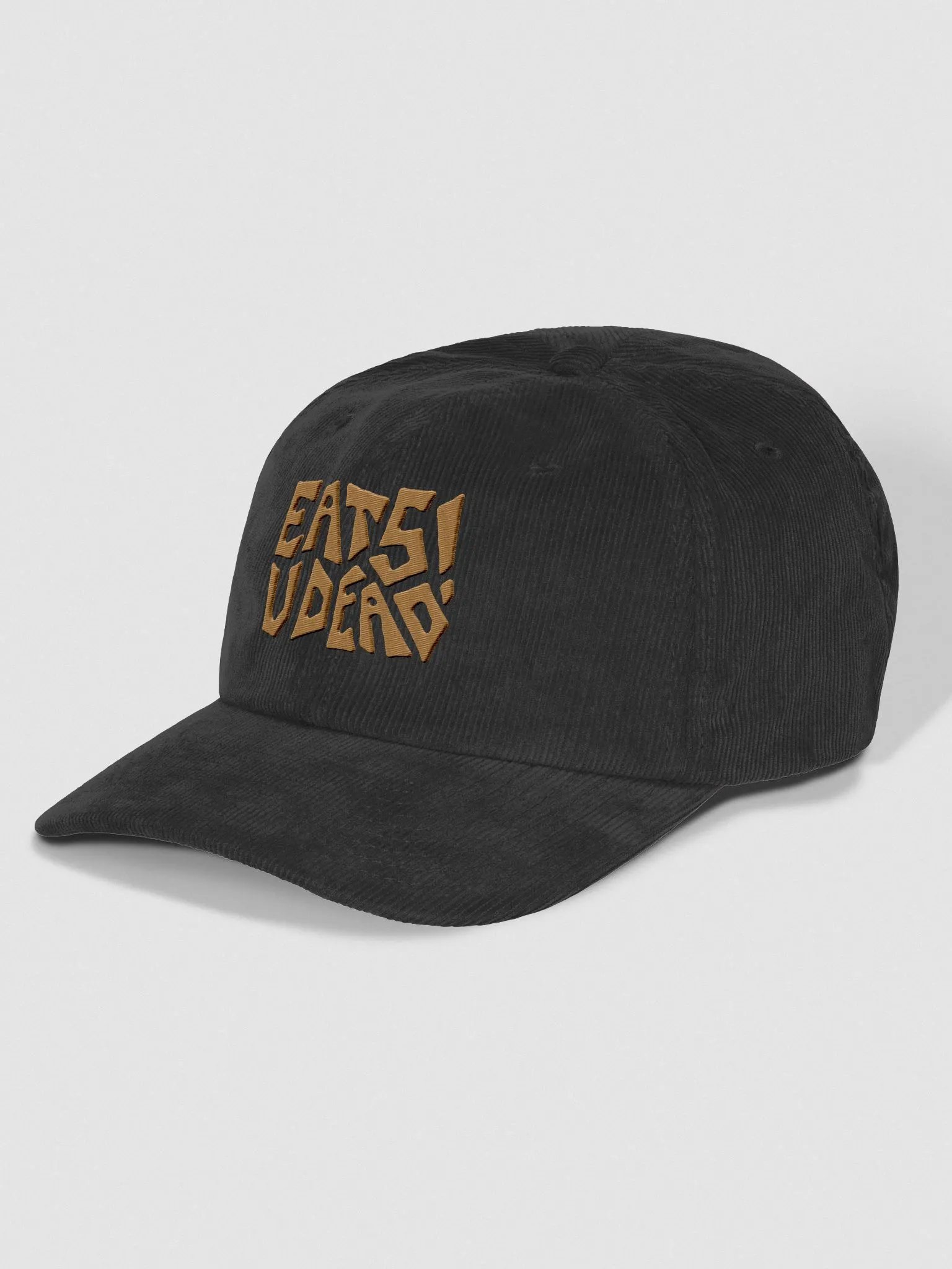EATS U DEAD embroidered courdoroy hat product image (9)