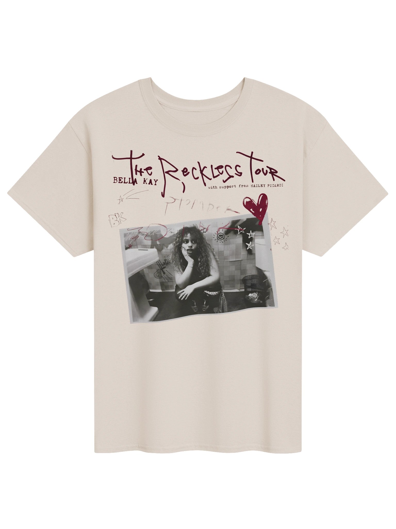 Bella Kay The Reckless Tour Merch Tshirt product image (1)