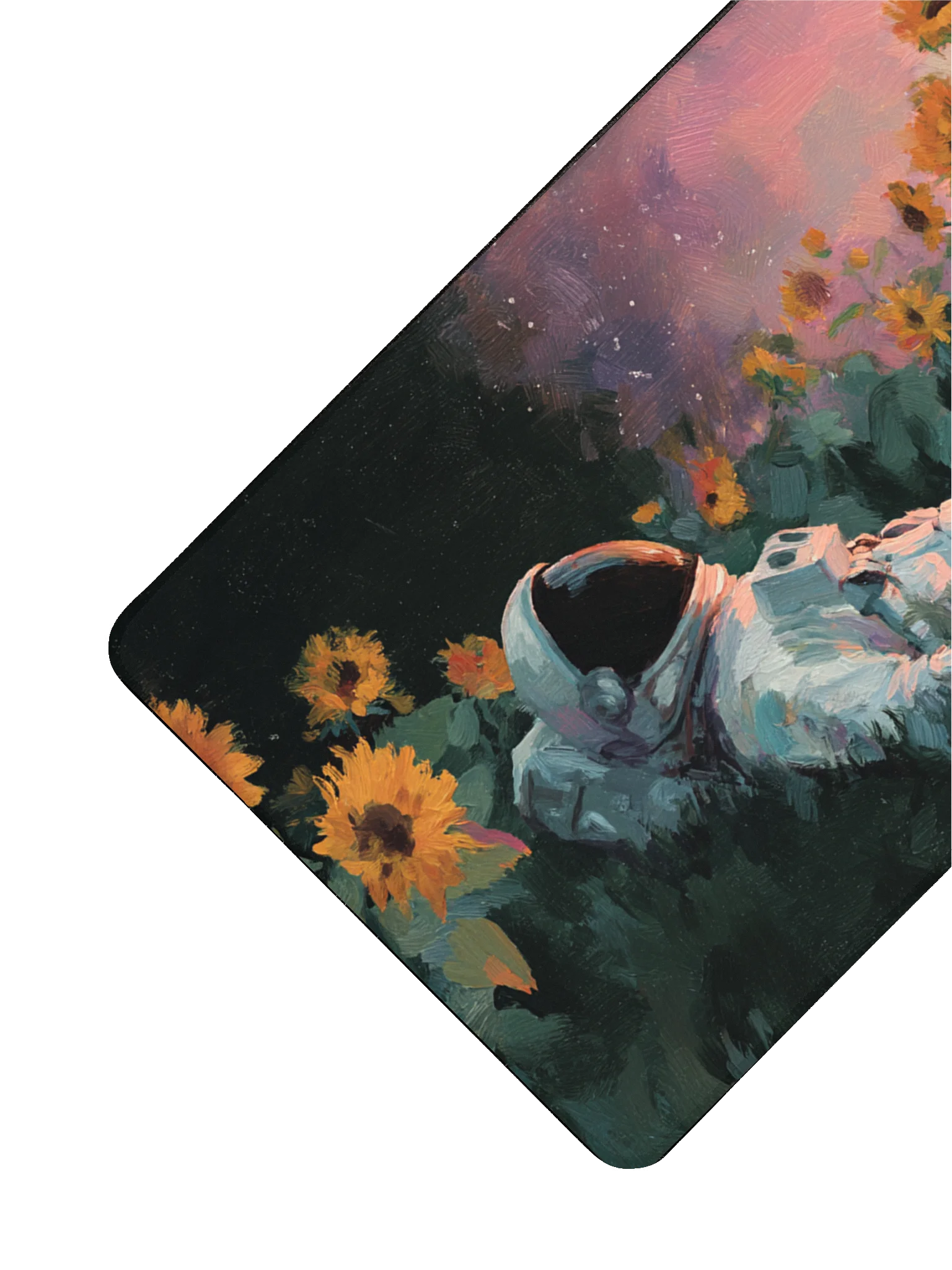 Cosmic Rest Stop | Astronaut Desk Mat product image (3)