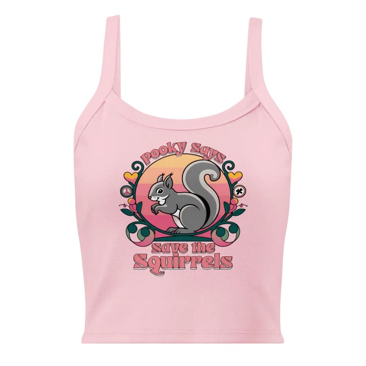 Pooky Says Save the Squirrels Women's Tank Top product image (1)