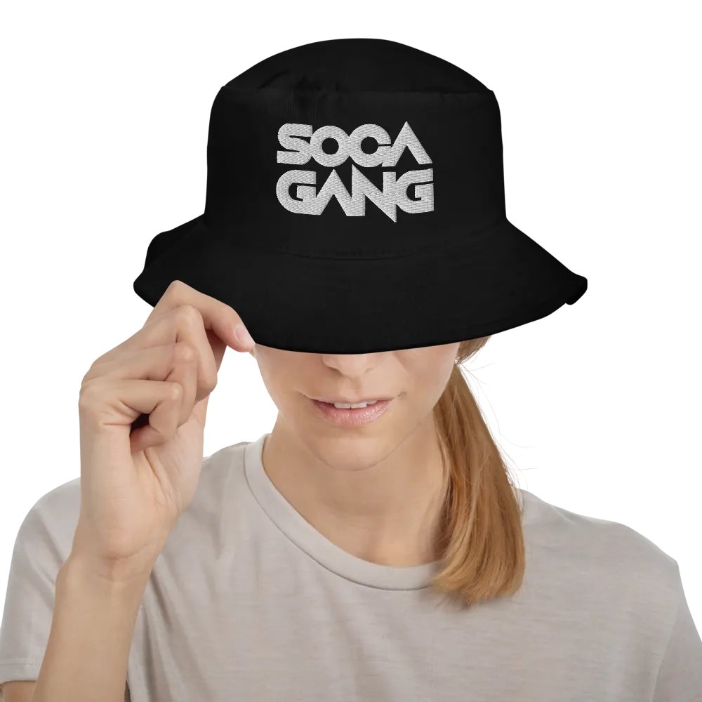 White Logo Bucket Hat (Embroidered) product image (5)