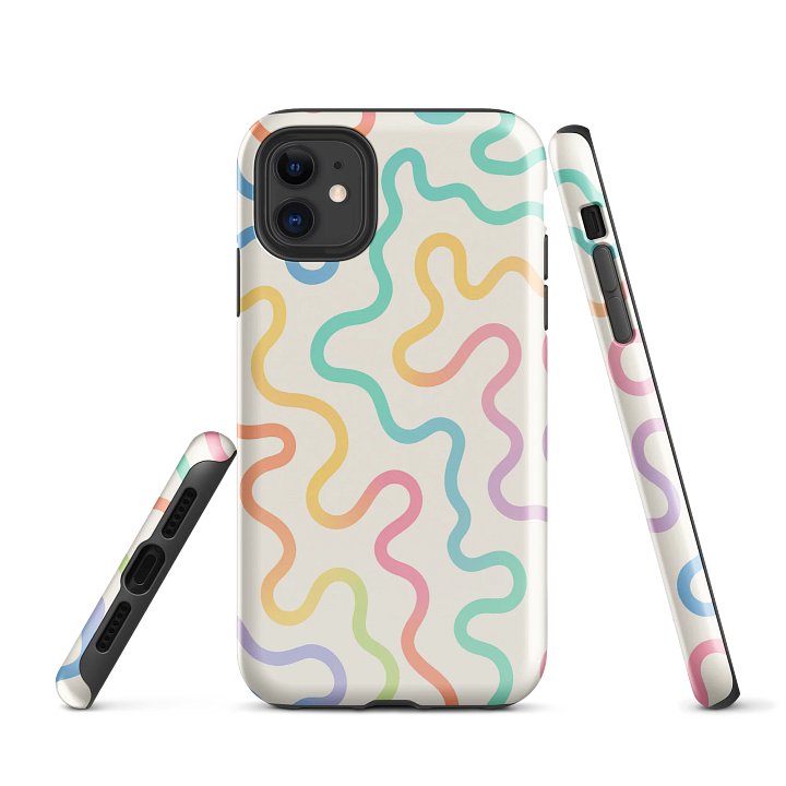 Pastel Maze iPhone® Tough Case product image (1)