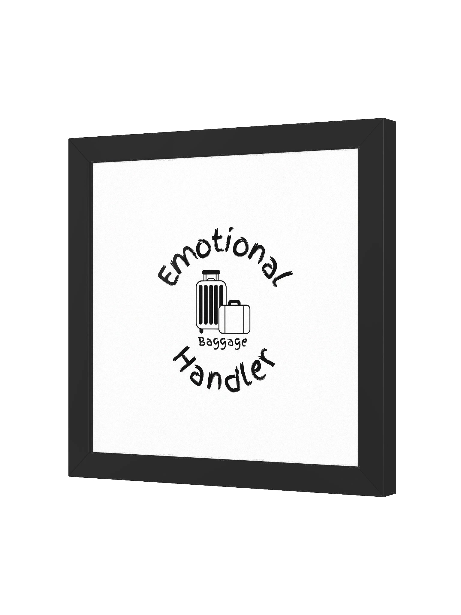Emotional Baggage Handler Wall Poster Art for Home or Office product image (2)