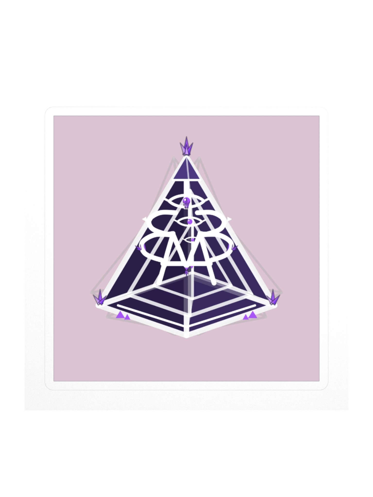 AMP-33 9D Pyramid — Block Sticker product image (1)