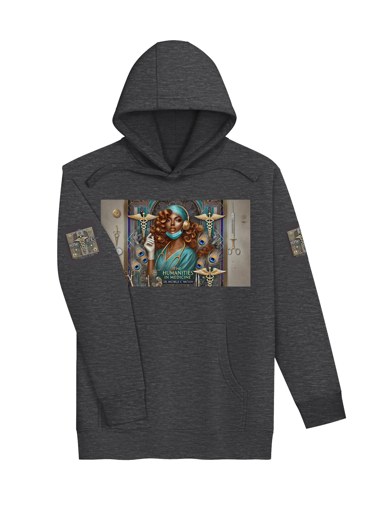 Humanities In Medicine Superstar Surgeon Teal Premium Hoodie product image (3)