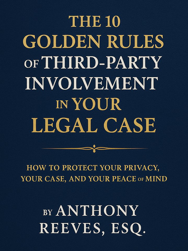 The 10 Golden Rules of Third-Party Involvement: Protect Your Case, Your Privacy, and Your Peace product image (1)